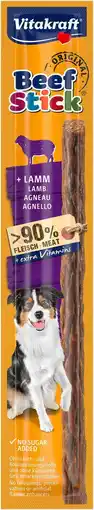 Pets Place Vitakraft Beefstick - Verwensnacks - 12 g Lam aanbieding