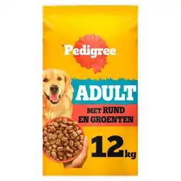 Pets Place Pedigree Adult - Hondenbrokken - Rund&Groente 12 kg aanbieding