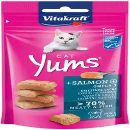 Pets Place Vitakraft Cat Yums Zalm - Verwensnacks - 40 g Zalm aanbieding