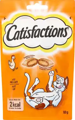 Pets Place Catisfactions Kattensnoepjes Kip - Verwensnacks - 60 g Kip aanbieding