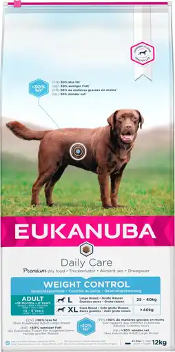 Pets Place Eukanuba Adult Light Large Breed - Hondenbrokken - Kip 12 kg aanbieding