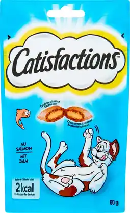 Pets Place Catisfactions Kattensnoepjes Zalm - Verwensnacks - 60 g Zalm aanbieding