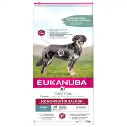 Pets Place Eukanuba Adult All Breeds Mono Protein - Hondenbrokken - Zalm 12 kg aanbieding