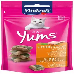 Pets Place Vitakraft Cat Yums - Verwensnacks - 40 g Kip&Kattenkruid aanbieding