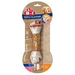 Pets Place 8in1 Delights Kauwknoop Triple Flavour - Gebitsverzorgende snacks - 1 stuk L aanbieding