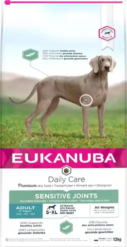 Pets Place Eukanuba Daily Care Adult Sensitive Joints - Hondenbrokken - 12 kg aanbieding