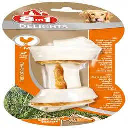 Pets Place 8in1 Delights Kauwknoop - Kauwsnacks - Kip M aanbieding
