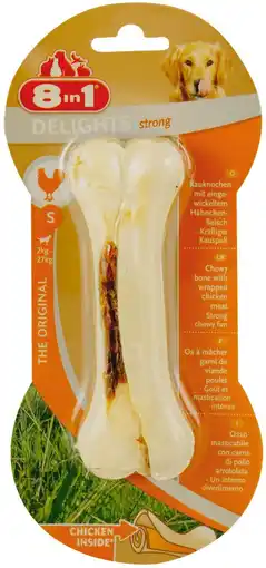 Pets Place 8in1 Delights Bones Strong - Kauwsnacks - Kip S aanbieding