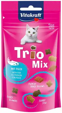 Pets Place Vitakraft Trio Mix - Verwensnacks - 60 g Vis aanbieding