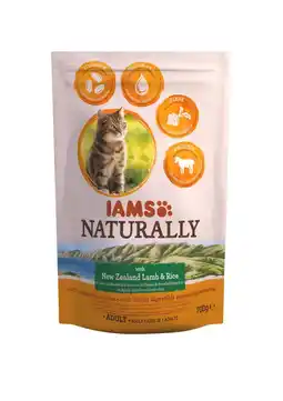 Pets Place Iams Naturally Cat Adult - Kattenbrokken - Lam&Rijst 700 g aanbieding