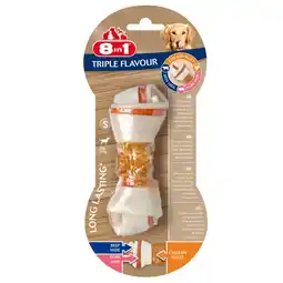 Pets Place 8in1 Delights Kauwknoop Triple Flavour - Gebitsverzorgende snacks - 1 stuk S aanbieding
