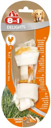 Pets Place 8in1 Delights Kauwknook - Kauwsnacks - Kip S aanbieding