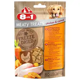 Pets Place 8in1 Freeze Dried - Verwensnacks - 50 g Kip&Wortel aanbieding