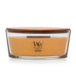 Wehkamp WoodWick geurkaars Golden Bourbon Ellipse aanbieding