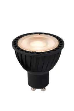 Wehkamp Lucide MR16 - Led lamp - Ø 5 cm - LED - GU10 - 1x5W 2700K - Dag/nacht sensor - Zwart aanbieding