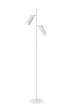 Wehkamp Lucide CLUBS - Vloerlamp - 2xGU10 - Wit aanbieding