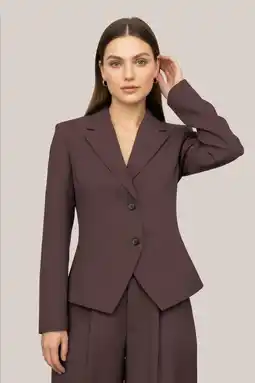 Wehkamp HYPEDROP getailleerde blazer bruin aanbieding
