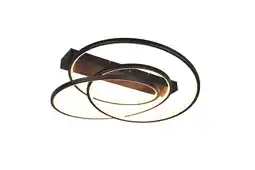 Wehkamp TRIO DARVIN - Plafondlamp - Zwart mat - incl. 1x SMD 34 W aanbieding