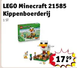 Kruidvat LEGO Minecraft 21585 Kippenboerderij aanbieding
