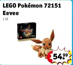Kruidvat LEGO Pokémon 72151 Eevee aanbieding