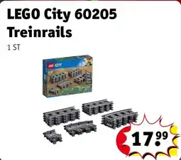 Kruidvat LEGO City 60205 Treinrails aanbieding