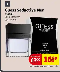 Kruidvat Guess Seductive Men aanbieding