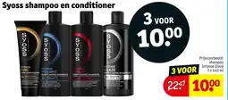 Kruidvat Syoss shampoo en conditioner aanbieding