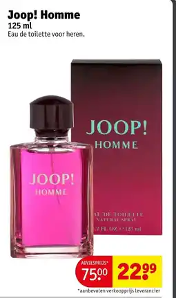 Kruidvat Joop Homme aanbieding