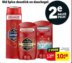 Kruidvat Old Spice deostick en douchegel aanbieding