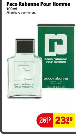 Kruidvat Paco Rabanne Pour Homme aanbieding