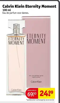 Kruidvat Calvin Klein Eternity Moment aanbieding