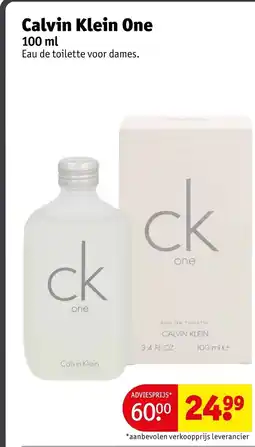 Kruidvat Calvin Klein One aanbieding