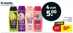 Kruidvat Fa douche aanbieding