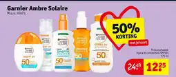 Kruidvat Garnier Ambre Solaire aanbieding