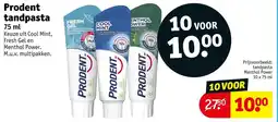 Kruidvat Prodent tandpasta aanbieding