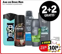 Kruidvat Axe en Dove Men aanbieding