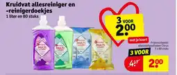 Kruidvat Kruidvat allesreiniger en -reinigerdoekjes aanbieding