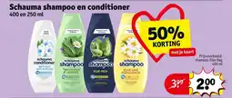 Kruidvat Schauma shampoo en conditioner aanbieding