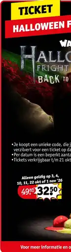 Kruidvat Halloween Fright Back to aanbieding