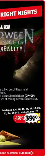 Kruidvat Halloween Nights Reality aanbieding