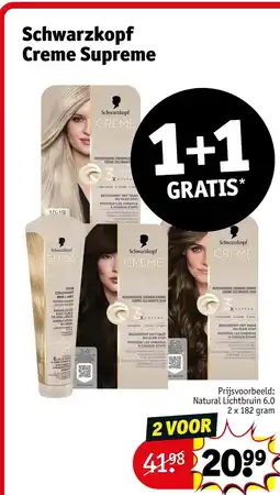 Kruidvat Schwarzkopf Creme Supreme aanbieding