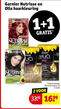 Kruidvat Garnier Nutrisse en Olia haarkleuring aanbieding