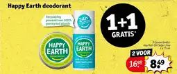 Kruidvat Happy Earth deodorant aanbieding