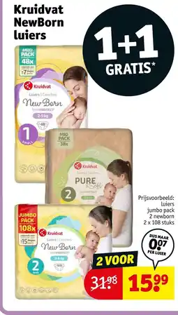 Kruidvat Kruidvat NewBorn luiers aanbieding