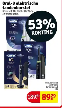Kruidvat Oral-B elektrische tandenborstel aanbieding