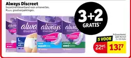 Kruidvat Always discreet aanbieding