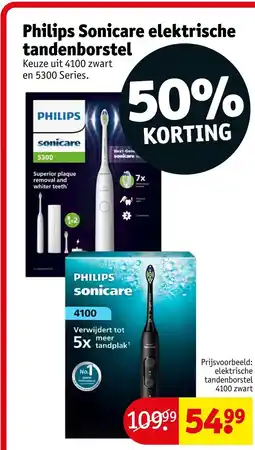 Kruidvat Philips Sonicare elektrische tandenborstel aanbieding