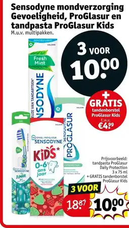 Kruidvat Sensodyne mondverzorging aanbieding
