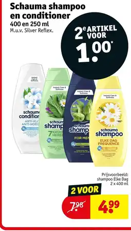 Kruidvat Schauma shampoo en conditioner aanbieding