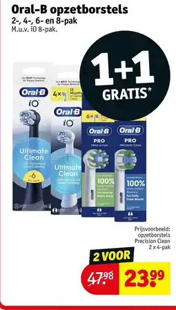 Kruidvat Oral-B opzetborstels aanbieding